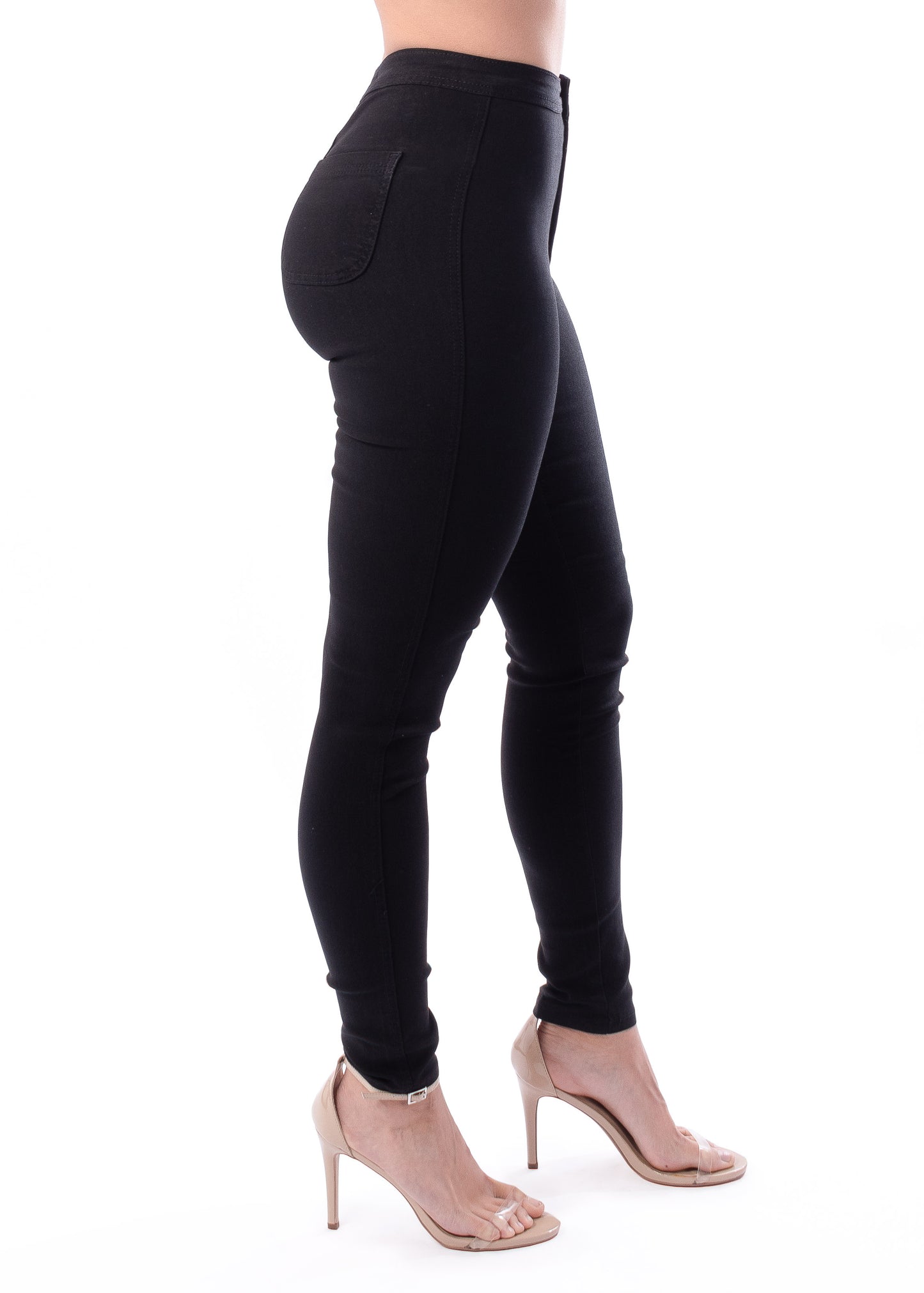 Jocelyn High Rise Stretch Skinny Pants - Black - 2 Cute