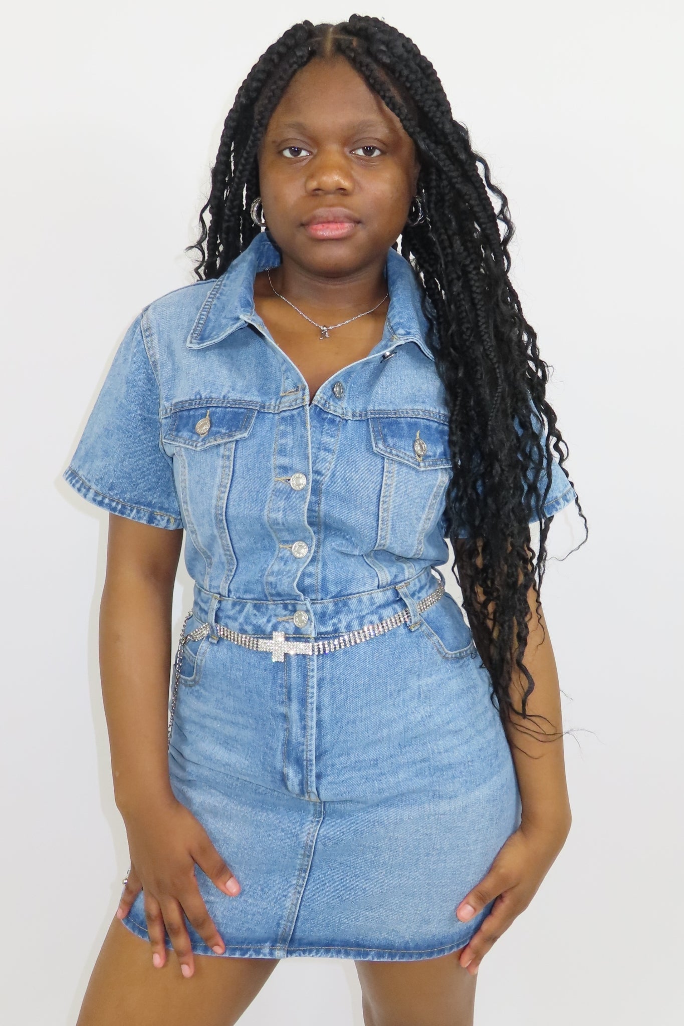 Denim Dreamin' Mini Dress