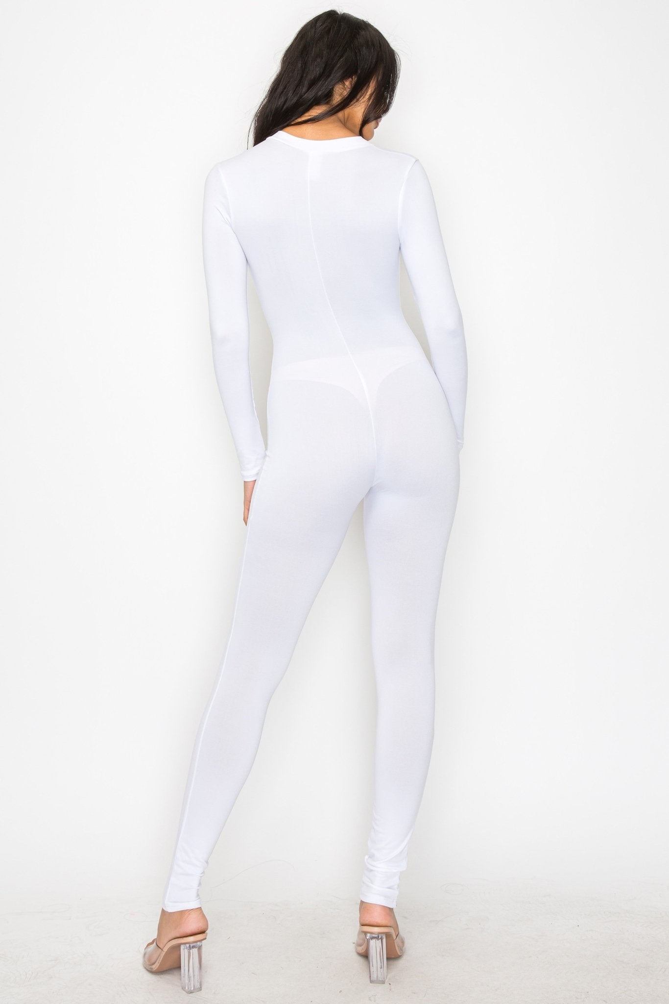Chill Out Jumpsuit_White_side