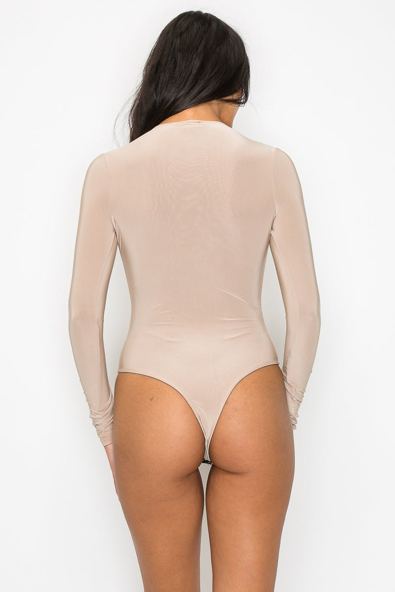 Right On Time Bodysuit - Khaki - 2 Cute