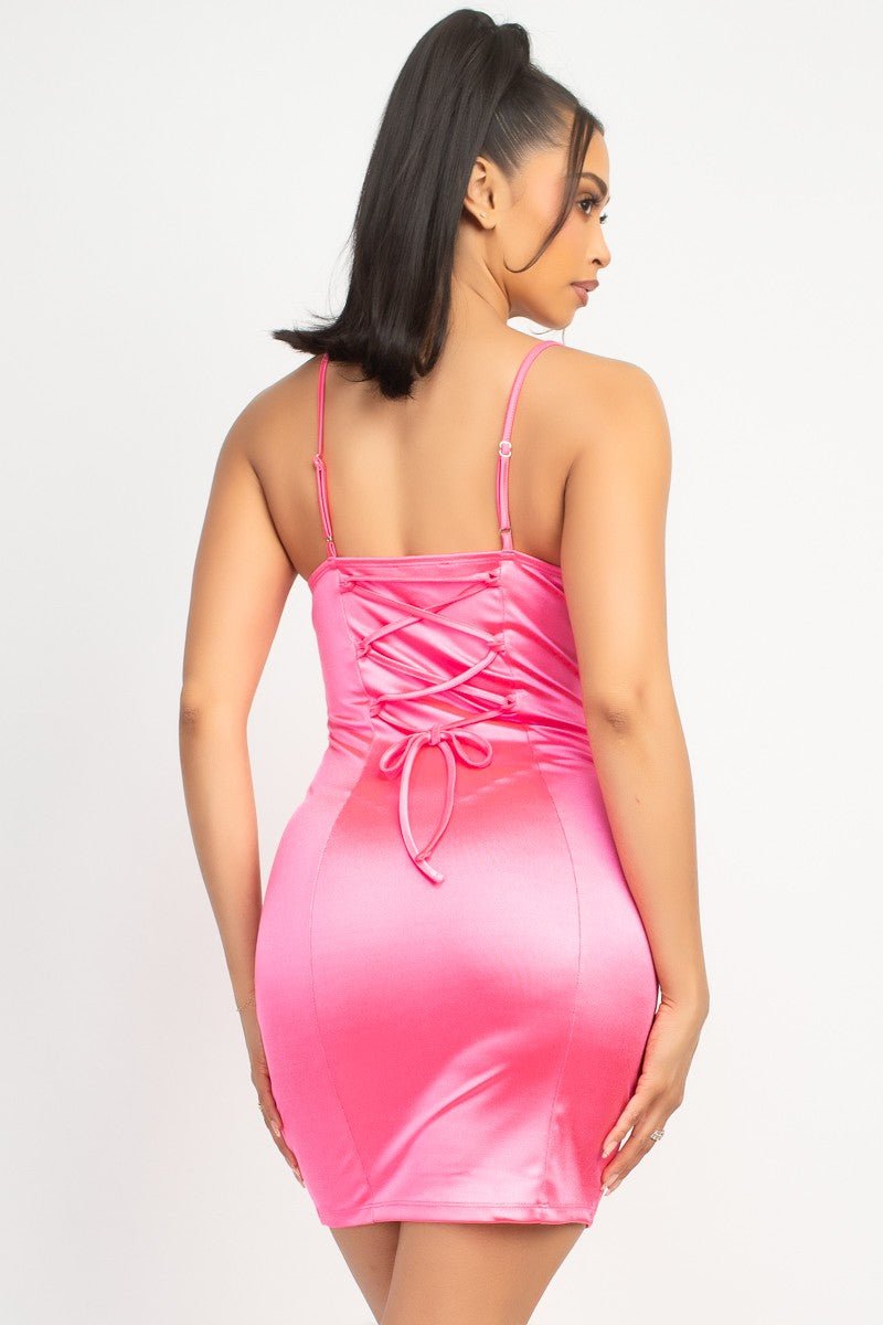 Veronica Mini Dress - Pink - 2 Cute