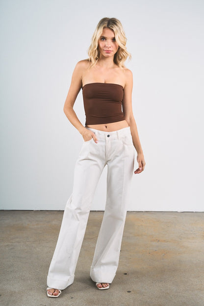 Clean Slate Tube Top_Chocolate_full