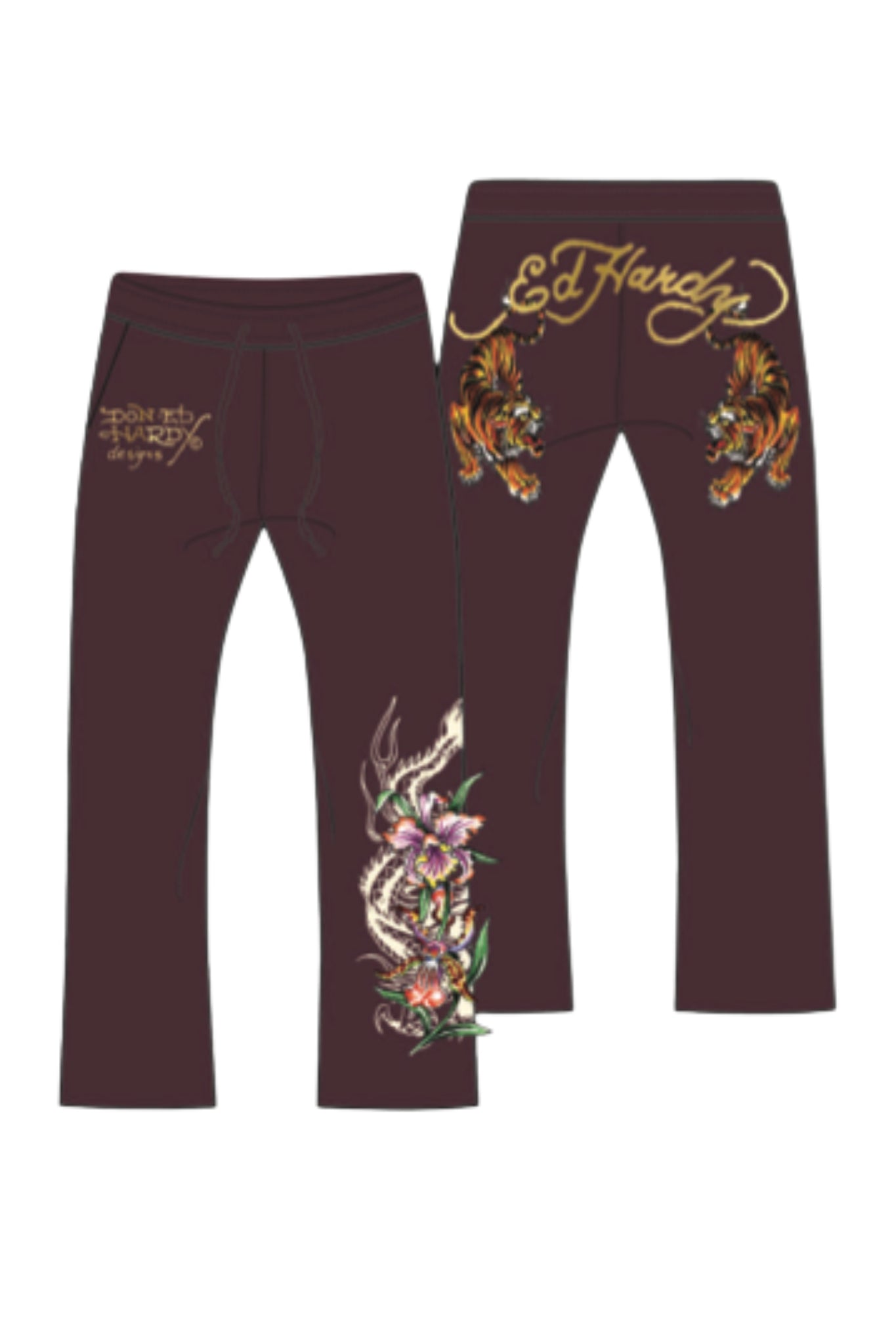 Ed Hardy Tiger Print Sweatpant