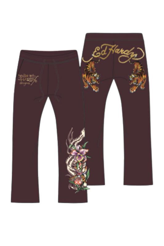 Ed Hardy Tiger Print Sweatpant