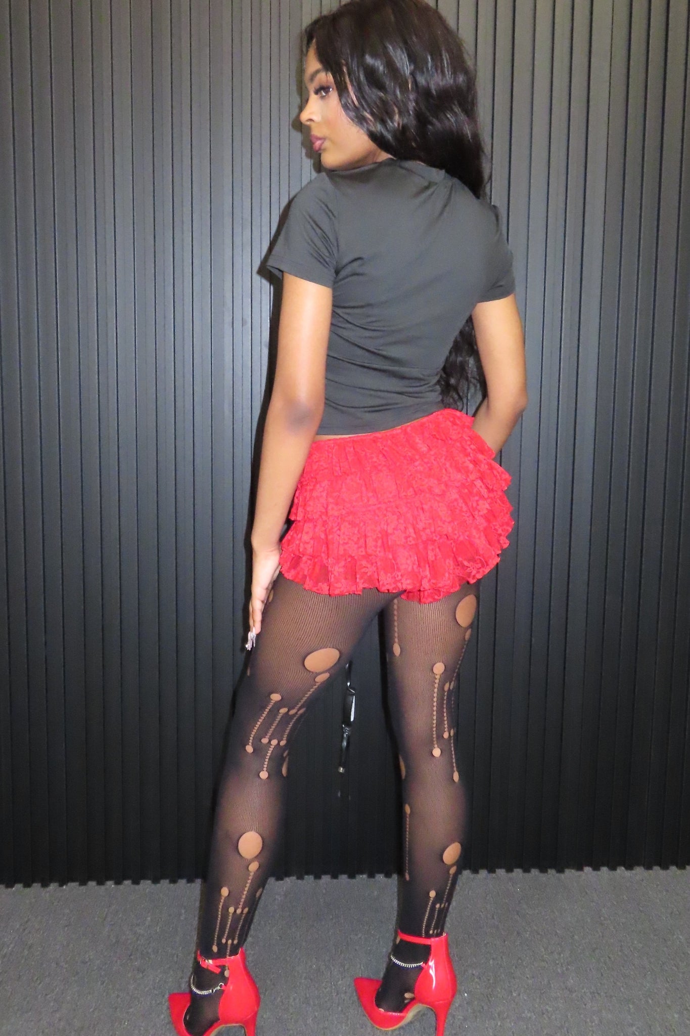 Rosy Ruffle Shorts