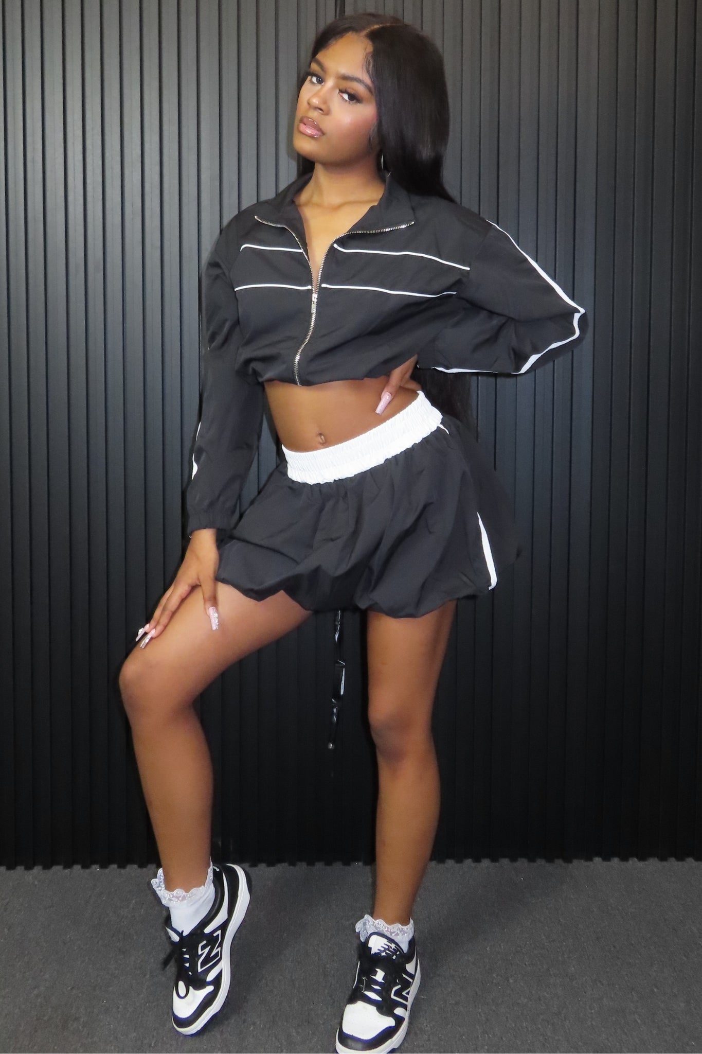 Track Babe Skirt Set