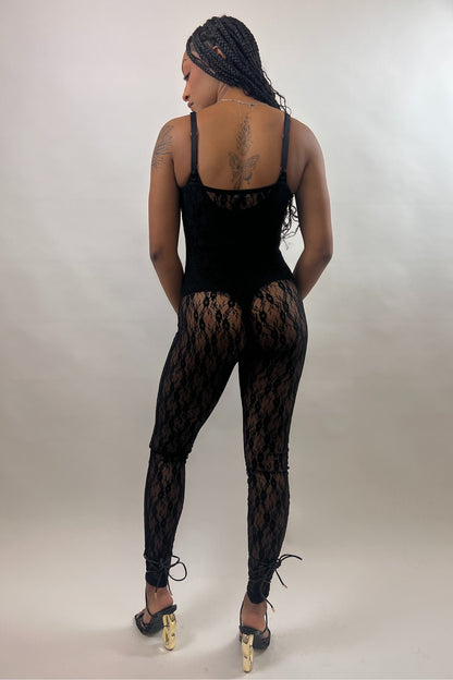 Late Night Fantasy Lace Jumpsuit