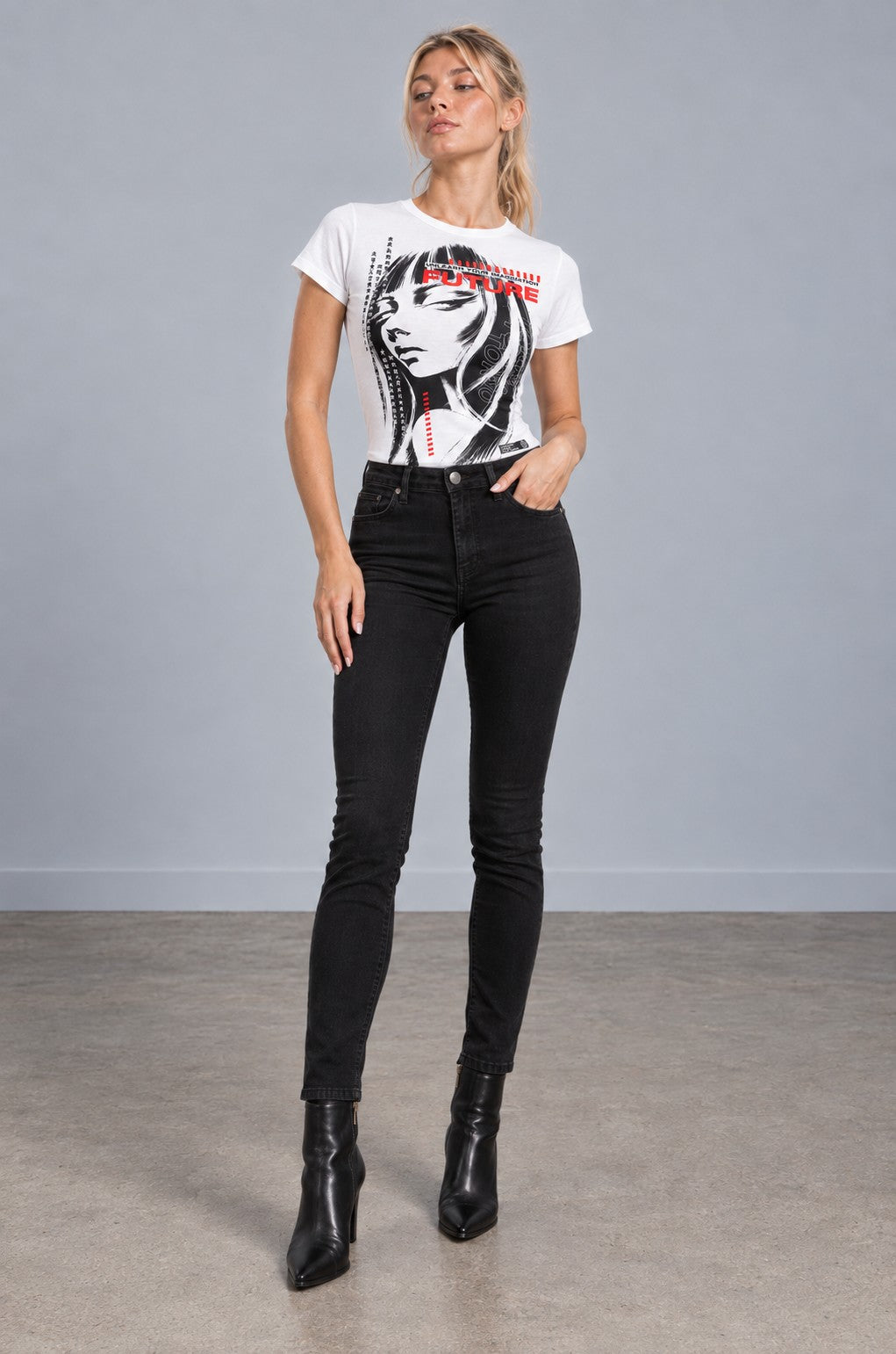 Future Tokyo Graphic Tee_White_full