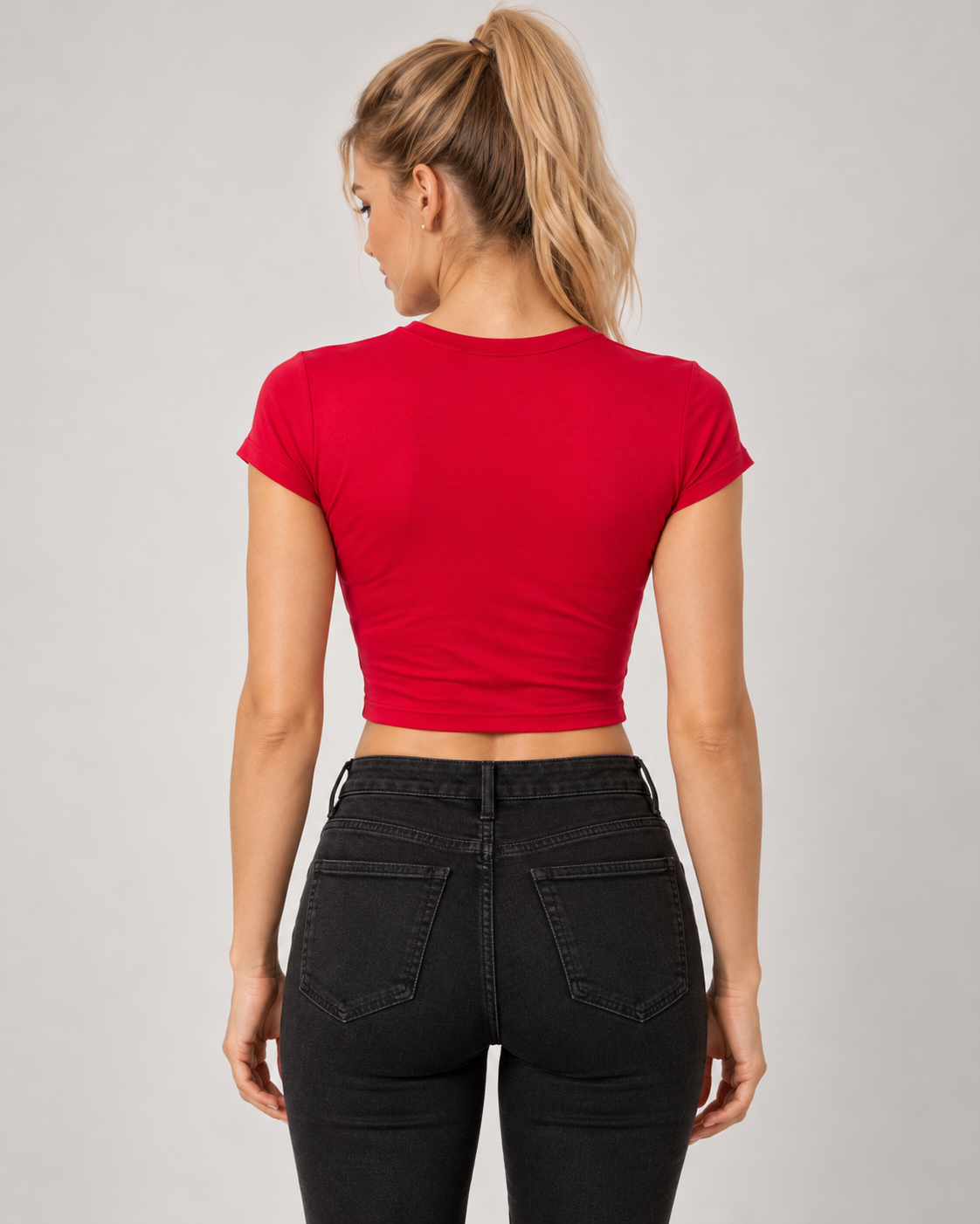 Good & Evil Graphic Tee_Red_back