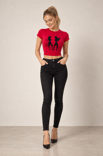 Good & Evil Graphic Tee_Red_full