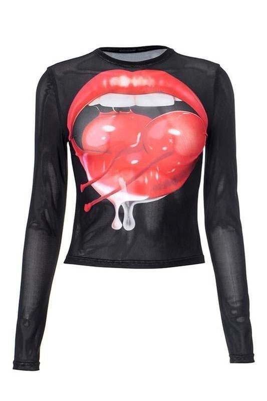 Cherry Lips Tee
